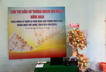 Giải cờ tướng và Bida BREM mở rộng Chào mừng kỷ niệm 50 năm ngày Giải phóng miền Nam, thống nhất đất nước (30/4/1975 – 30/4/2025)