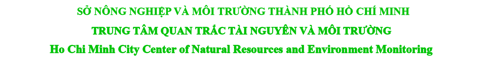 Trung tâm Quan trắc Tài nguyên và Môi trường Thành phố Hồ Chí Minh